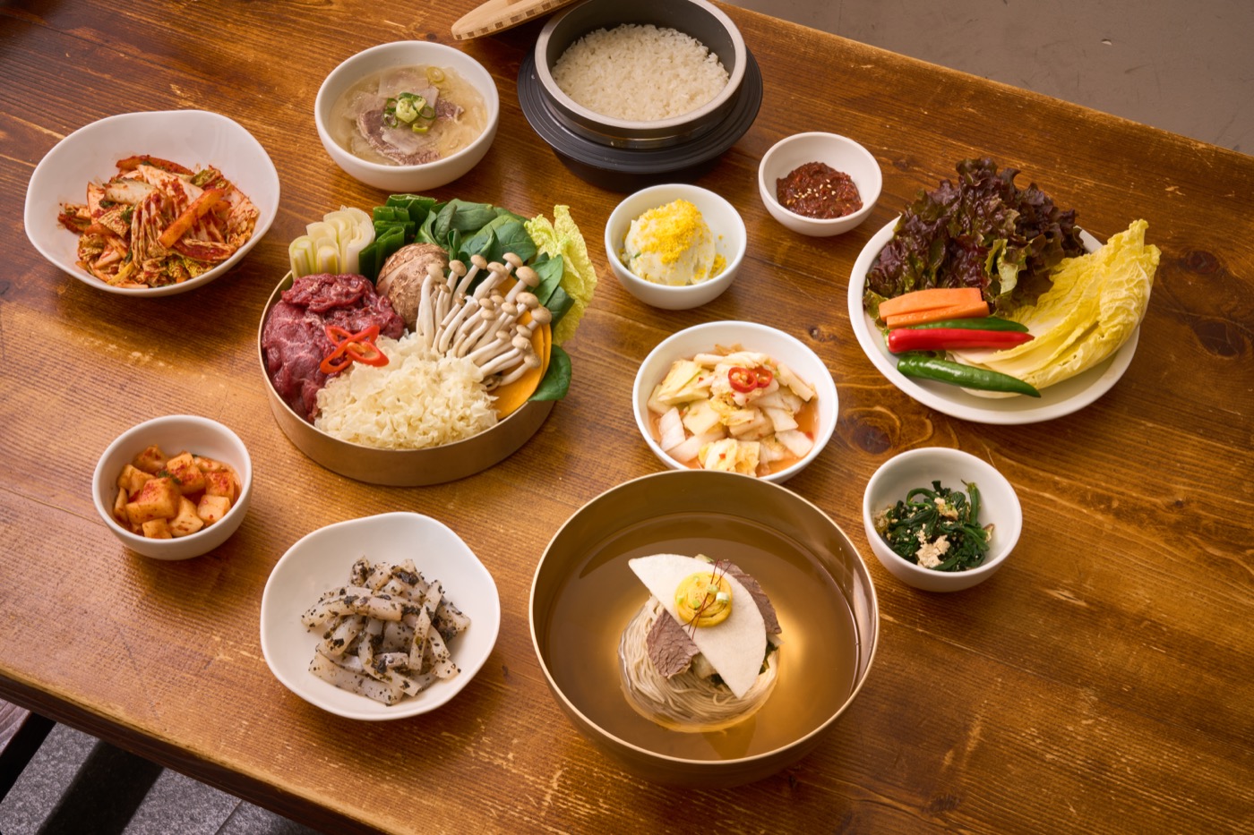 한우불고기 한 상